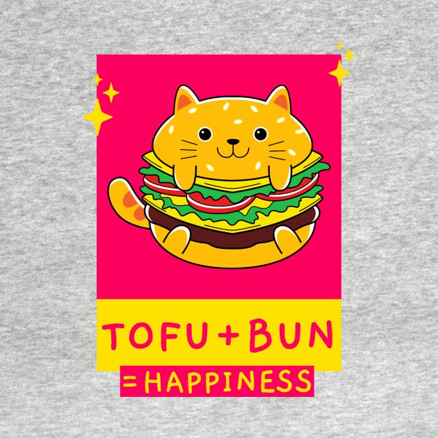 Tofu + Bun = Happiness by Creative Cartoon